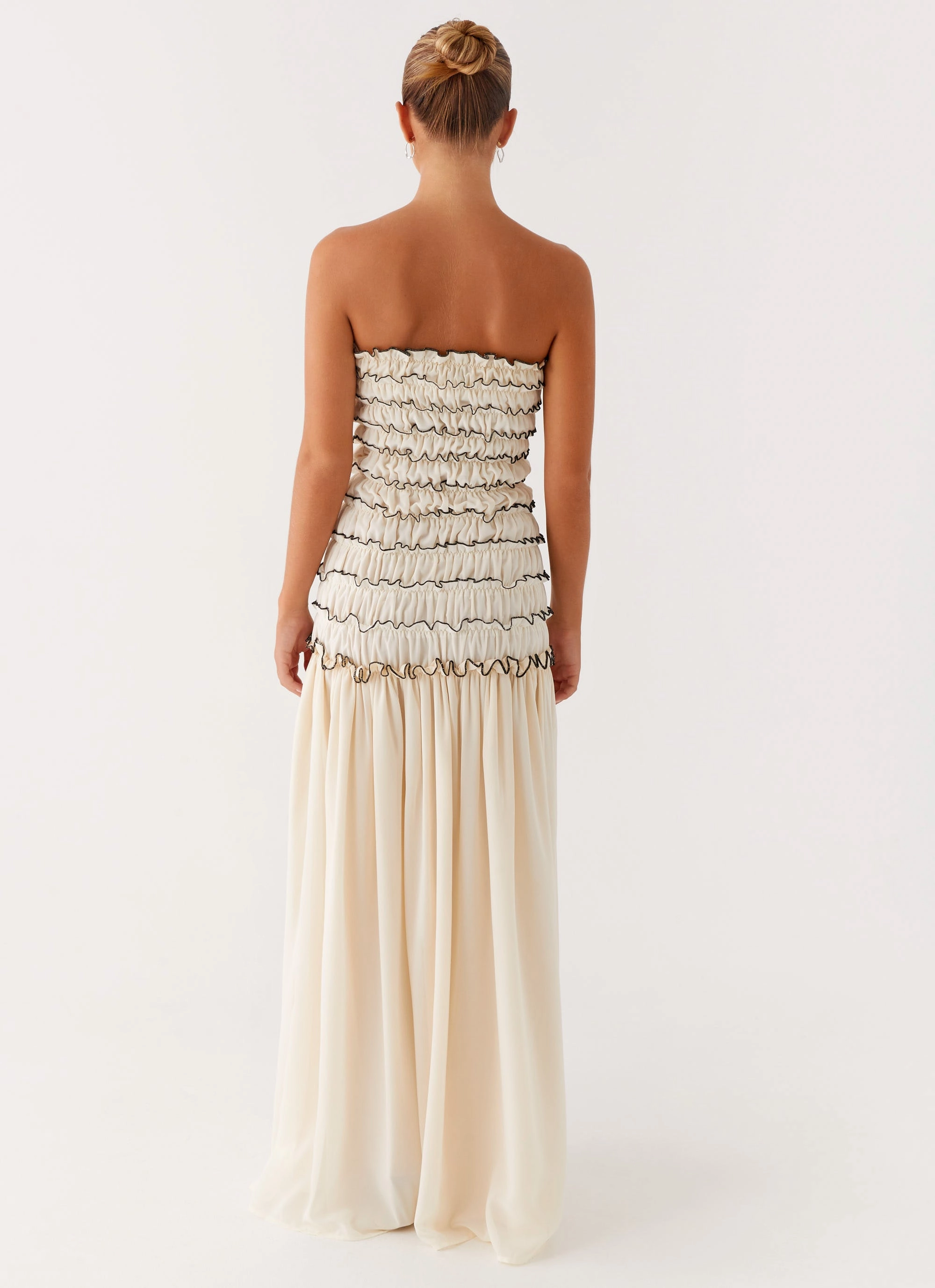 Loose Fit Zariah Maxi Dress - Ivory