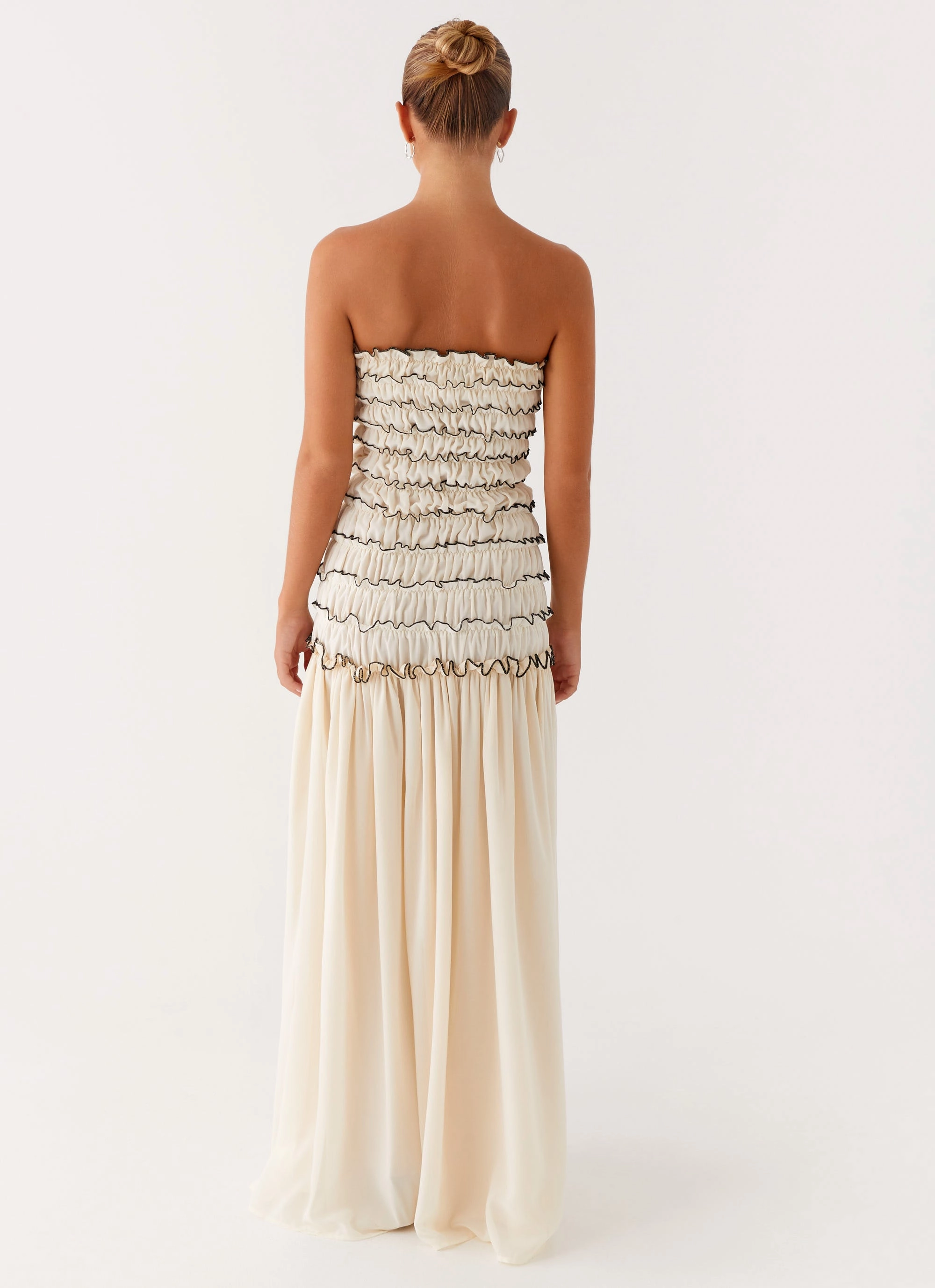 Zariah Maxi Dress - Ivory Trendy Appearance