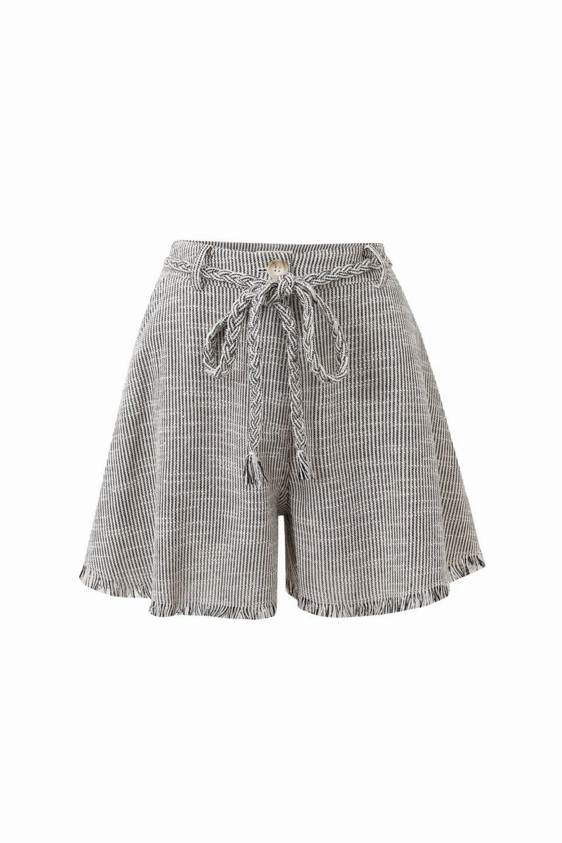 Breathable Linen Blend FRNCH Anastazia Shorts