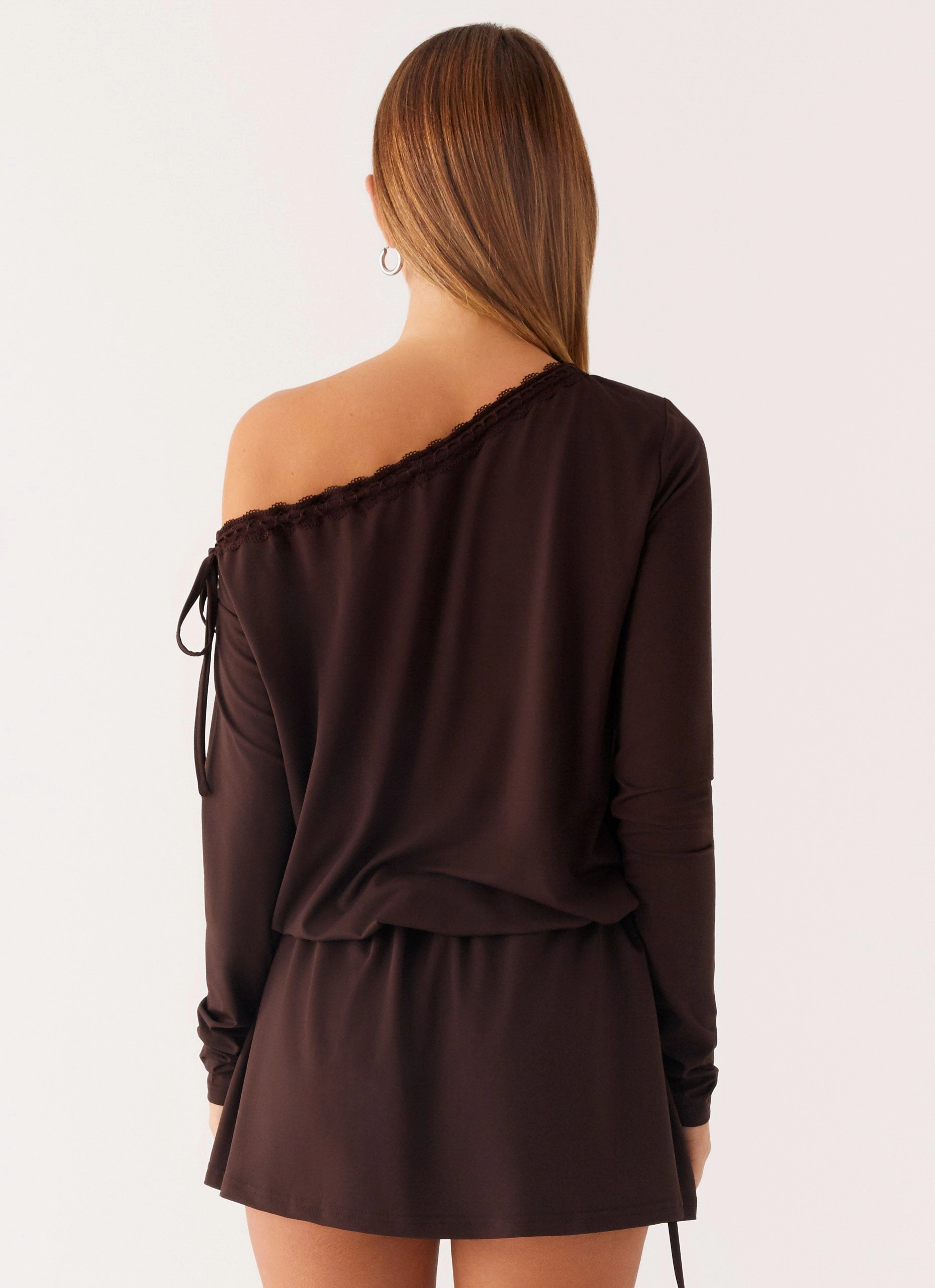 Zinnia Mini Dress - Chocolate Elegant Touch Fashion Mix